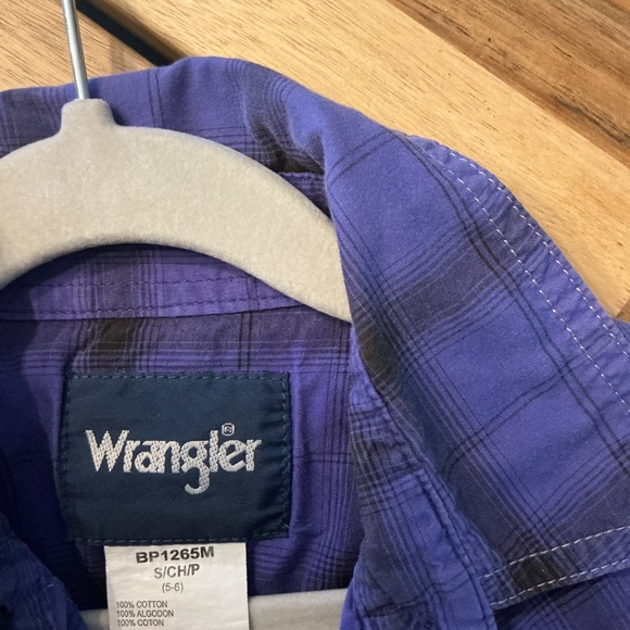 Wrangler 5-6 years Pearl snap shirt - Picture 3 of 6